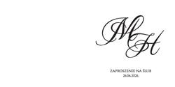 Zaproszenia Ariana2 - wzór 5 front