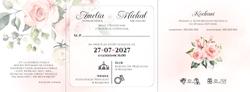 Zaproszenia Rozalia - wzór 1