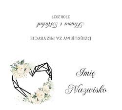 Złocone winietki na stół Ariana2 - wzór 2