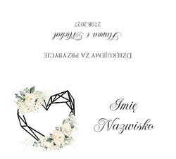 Złocone winietki na stół Ariana2 - wzór 2