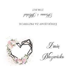 Złocone winietki na stół Ariana2 - wzór 4