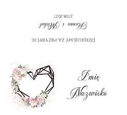 Złocone winietki na stół Ariana2 - wzór 4