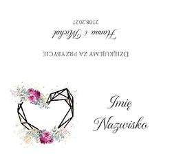 Złocone winietki na stół Ariana2 - wzór 5