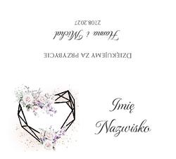 Złocone winietki na stół Ariana2 - wzór 6