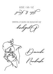 Złocone winietki Freja - wzór 3