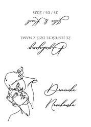 Złocone winietki Freja - wzór 3