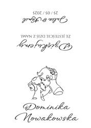 Złocone winietki Freja - wzór 5