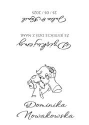 Złocone winietki Freja - wzór 5