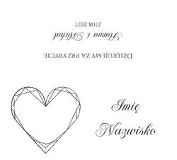 Złocone winietki na stół Ofelia3  - wzór 7