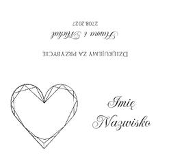 Złocone winietki na stół Ofelia3  - wzór 7