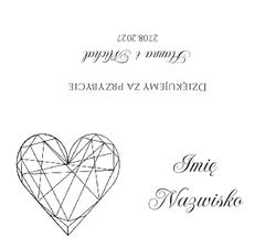 Złocone winietki na stół Ofelia3  - wzór 8