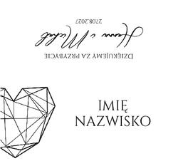 Złocone winietki na stół Ofelia3  - wzór 10