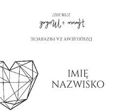 Złocone winietki na stół Ofelia3  - wzór 10