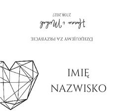 Złocone winietki na stół Ofelia3  - wzór 10