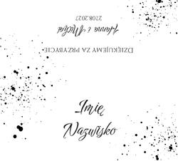 Złocone winietki na stół Ofelia4  - wzór 1