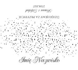 Złocone winietki na stół Ofelia4  - wzór 10