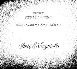 Złocone winietki na stół Ofelia4  - wzór 11