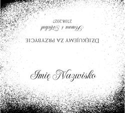 Złocone winietki na stół Ofelia4  - wzór 11