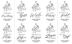 Złocone zawieszki Freja - wzór 2