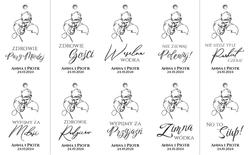 Złocone zawieszki Freja - wzór 5