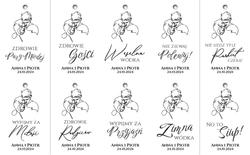 Złocone zawieszki Freja - wzór 5