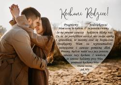 Podziękowania dla Rodziców - wzór 6