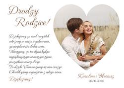 Podziękowania dla Rodziców - wzór 7