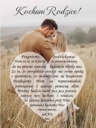 Podziękowania dla Rodziców - wzór 2