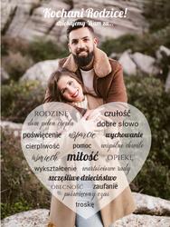 Podziękowania dla Rodziców - wzór 3