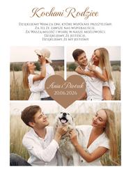 Podziękowania dla Rodziców - wzór 7