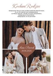 Podziękowania dla Rodziców - wzór 2