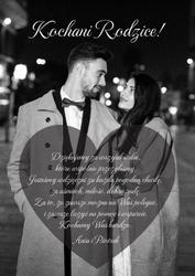 Podziękowania dla Rodziców - wzór 4