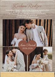 Podziękowania dla Rodziców - wzór 3