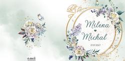 Zaproszenia Stella - wzór 12 prz&oacute;d