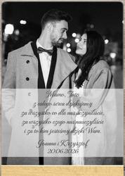 Podziękowania dla Rodziców - wzór 1