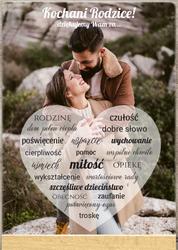 Podziękowania dla Rodziców - wzór 2
