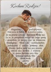 Podziękowania dla Rodziców - wzór 3