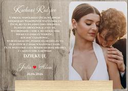 Podziękowania dla Rodziców - wzór 1