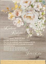 Podziękowania dla Rodziców - wzór 2