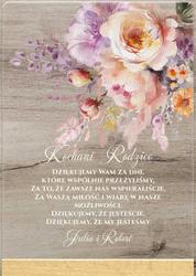 Podziękowania dla Rodziców - wzór 4