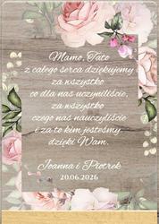 Podziękowania dla Rodziców - wzór 8