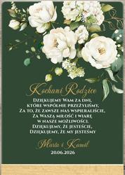 Podziękowania dla Rodziców - wzór 5