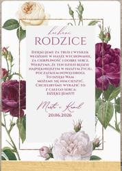 Podziękowania dla Rodziców - wzór 7