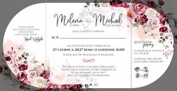 Zaproszenia Dafne2 - wzór 4