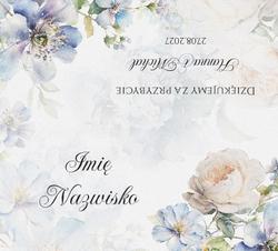 Winietki na stół Diana - wzór 1