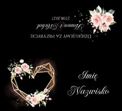 Winietki na stół Ariana4 - wzór 1