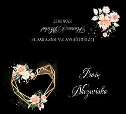 Winietki na stół Ariana4 - wzór 3