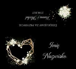 Winietki na stół Ariana4 - wzór 7