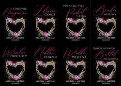 Naklejki na butelki Ariana4 - wzór 1