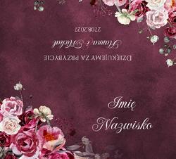 Winietki na stół Adelajda i Luiza - wzór 2